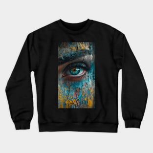 Painted eye 10K resolution Crewneck Sweatshirt